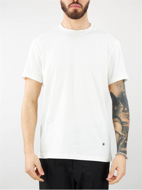 Basic t-shirt with embroidery logo Manuel Ritz MANUEL RITZ | T-shirt | 3632M56824342402